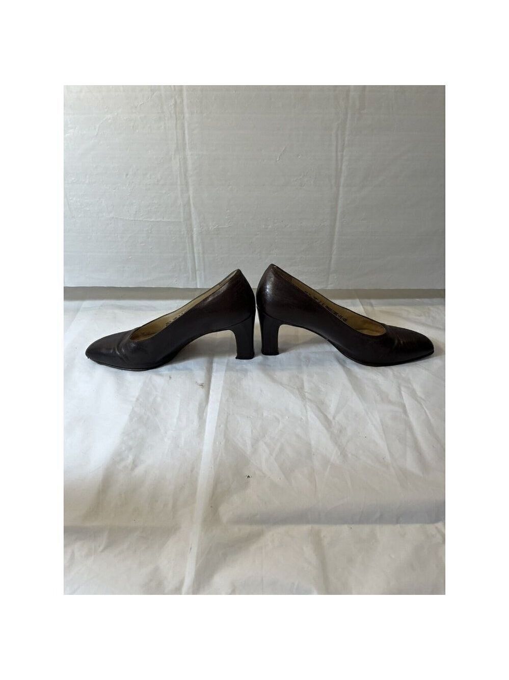 Bally Marggiore Leather pump brown Womens Size 5 - Picture 7 of 16
